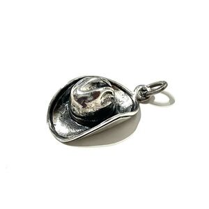 Beau Sterling Cowboy Hat Charm